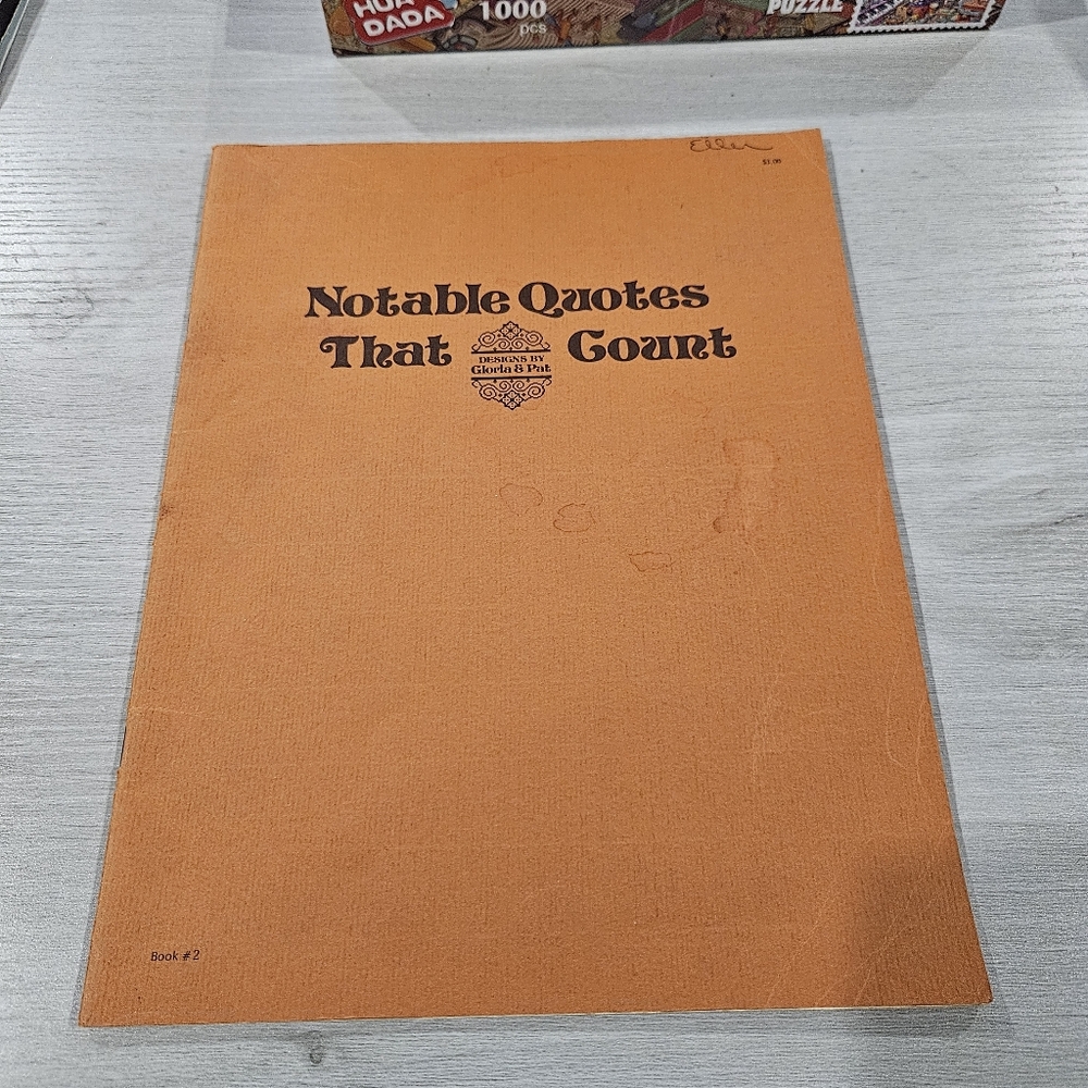 Notable Quotes That Count Cross Stitch Charts Gloria & Pat Designs
